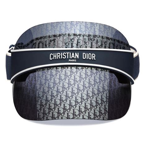 Dior DiorClub V1U Blue/Silver Dioroblique one size fits all women 